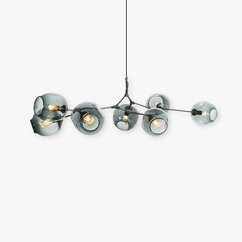 Valentina Nordic Modern Glass Pendant Light Clear Bubble